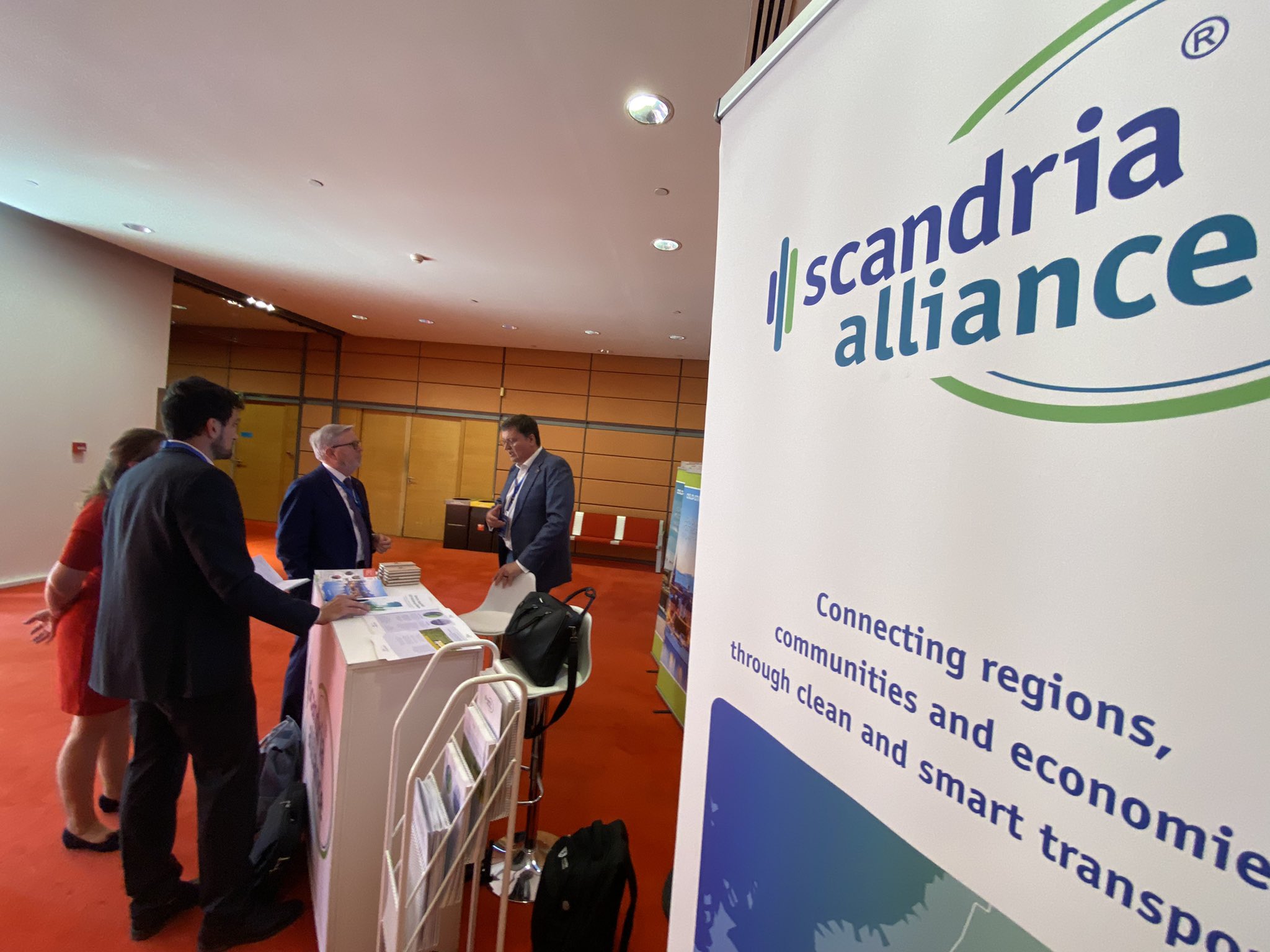 Scandria Alliance stand at the Connecting Europe Days in Lyon