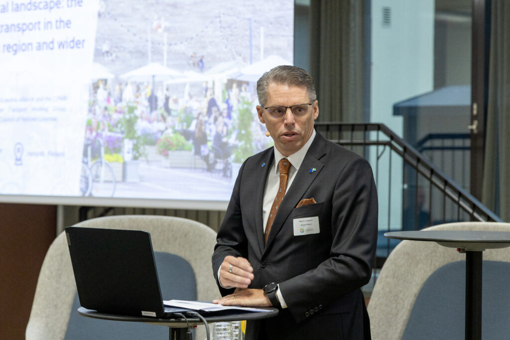 Magnus Lagergren, Chair of CPMR BSC Transport Working Group (Region Örebro County, Sweden)
