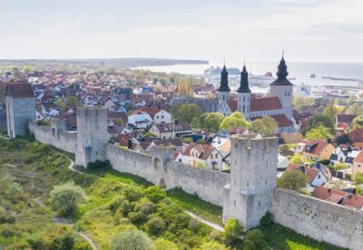 Medieval town of Visby on the island of Gotland