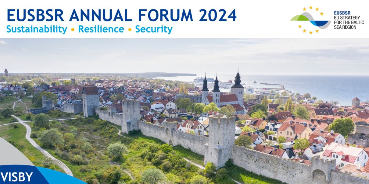 Header of the EUSBSR Annual Forum 2024 in Visby